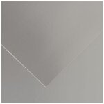 Feuille vivaldi 50x65 cm - argent - canson