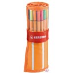 Feutre 88 a pointe fine , etui roller orange - stabilo