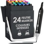 Feutre a alcool twinmarkers set de 24 - feutre dessin professionnel - couleurs intenses - feutre a alcool ... Feutre a alcool twinmarkers set de 24 - feutre dessin professionnel - couleurs intenses - feutre a alcool ...