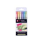 Feutres - aquarelle - pointe pinceau - 6 couleurs pastel - sakura - koi - dessin