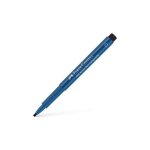 Feutre - bleu indianthrne - pointe 2, 5 mm - calligraphie - pitt artist pen - faber - castell