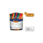 Feutre coloriage jovi lavable capuchon s�curit� ventil� pointe solide 3mm 2 formats fine / maxi 12 couleurs ...