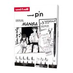 Feutres - dessin - manga - noir - uni - pin - uni - ball - coffret manga 8 feutres