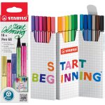 Feutre dessin pen 68 - etui zig - zag x 18 feutres de coloriage pointe moyenne - coloris assortis