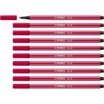 Feutre dessin pen 68 - lot x 10 feutres de coloriage pointe moyenne - rouge bordeaux (68 / 50) Feutre dessin pen 68 - lot x 10 feutres de coloriage pointe moyenne - rouge bordeaux (68 / 50)