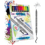 Feutres - double pointe - calligraphie - 10 couleurs - online - calli. brush