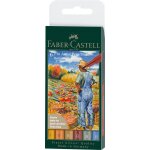 Feutres - faber - castell - pitt artist pen - harvest - etui de 6 feutres