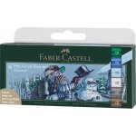 Feutres - faber - castell - pitt artist pen - winterlude - etui de 6 feutres