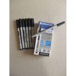 Feutre lumocolor non permanent staedtler noir superfine 311. 9