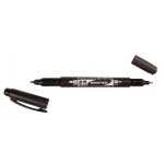 Feutre permanent mono twin base huile double pointe noir