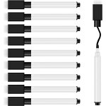Feutre tableau blanc effacable 10 pices, feutre effacable magntique, noir feutre ardoise effacable ...