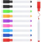 Feutre feutre tableau blanc effacable, 10pcs marqueur tableau blanc effacable, magnetique stylo effa�ables, ...