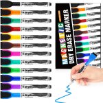 Feutre tableau blanc effacable 12 couleurs stylo feutre ardoise effacable faible odeur marqueur tableau ...