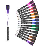 Feutre tableau blanc effacable, 16 magn�tique feutre ardoise effacable a pointe fine, marqueur tableau ...