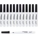 Feutres tableau blanc effa�ables, marqueurs pointe ultra fine 0, 7 mm, lot de 12, faible odeur, noir, ...