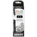Feutre technique permanent pointliner, set de 5, noir