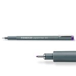 Feutre technique a pointe calibr�e pigment liner 308 0, 5 mm couleur bleu