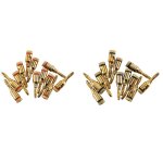 Fiches bananes a vis ouverte, connecteur jack audio plaqu or 24k pour cble stro de haut - parleur, ...