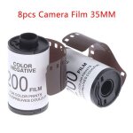Film n�gatif color� pour appareil photo, 8 pi�ces par rouleau, 35mm, iso so200 type - 135