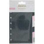 Filofax format pocket intercalaires 6 positions confetti