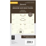 Filofax recharge pour agenda personal semaine sur deux pages - franais - 2025