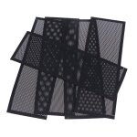 Filtre anti - poussi�re universel en pvc, 5 pi�ces, plaque arri�re de bouclier pour ch�ssis d'ordinateur ...