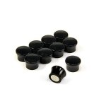 First4magnets f4m18bk - 1 memopaquet de 10 petits aimants haute puissance pour bureau / frigo 17, 5 x ...