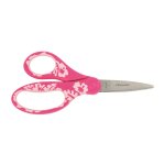 Fiskars ciseaux enfants  softgrip  15 cm coloris rose a fleur