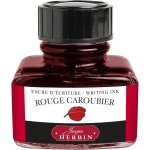 Un flacon d'encre 30 ml pour stylo - plumes et stylos roller, rouge caroubier