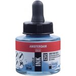 Flacon encre acrylique acrylic ink amsterdam 30ml bleu gris�tre