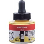 Flacon encre acrylique acrylic ink amsterdam 30ml jaune de naples fonc�