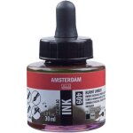 Flacon encre acrylique acrylic ink amsterdam 30ml terre d'ombre br�l�e
