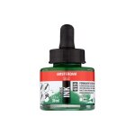 Flacon encre acrylique acrylic ink amsterdam 30ml vert permanent fonc�