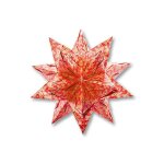 Folia lot de 32 feuilles de papier origami 90g 15x15 cm etoile bascetta