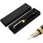 Fountain pen stylo plume, en métal, largeur de trait de 0, 5 mm, avec poignée ergonomique, corps mat, ... Fountain pen stylo plume, en métal, largeur de trait de 0, 5 mm, avec poignée ergonomique, corps mat, ...