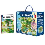 La france - avec 1 puzzle circulaire de 210 pi�ces, 20 silhouettes, 1 poster et 1 livre de 32 pages