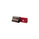 Fraschini - trieur - 12 pochettes - 12 positions - jan - dec - 280 x 130 mm - rouge