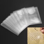 Fresnel loupe de poche, format cartte de cr�dit, loupe transparente pour la lecture des nouvelles, 10 ...