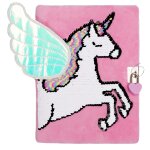 Fringoo journal intime fille - design peluche et paillettes rversible - journal secret avec cadenas ...