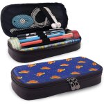 Fsafa trousse, simple cartoon portable l�ger creative vert past�que grande capacit� crayon cas mignon ...