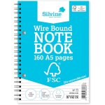 R�f fsctwa5 cahier en papier fsc reliure int�grale lign� 104 pages a5 lot de 5 (import royaume uni)