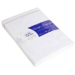 G. lalo 25 enveloppes verg� 162x229mm gomm�es doubl�es extra blanc
