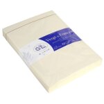 G. lalo 25 enveloppes verg� doubl�es c6 gomm�es ivoire