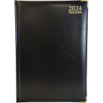 G4 agenda semainier 2024 avec couverture rigide et papier 70 g / m pour entreprise, bureau et maison ...