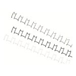 Gbc multibind - 8 mm - 21 anneaux - a4 (210 x 297 mm) - 70 feuilles - noir - 100 unit�s fil de ligature ...