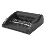 Gbc perforelieur electrique peignes plastiques c200e, perfore 15 feuilles, relie 330 pages 7101046eu