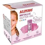 Gel paillettes - alpino - fiesta rose - 6 units de 14 ml - test dermatologiquement - facile a appliquer ...