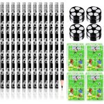 Gjfty - 12 pièces crayons de football et 12 gommes de football en plastique 12 jeu de flipper football, ... Gjfty - 12 pièces crayons de football et 12 gommes de football en plastique 12 jeu de flipper football, ...