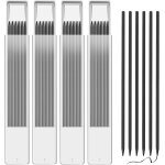 Gjfty - crayons de charpentier, 24 pices 2. 8mm hb recharge de graphite recharges de crayons rutilisables ...