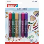 Glitter dco pack de 6 styos colles paillettes classique rouge / vert / jaune / gris / rose / violet ...